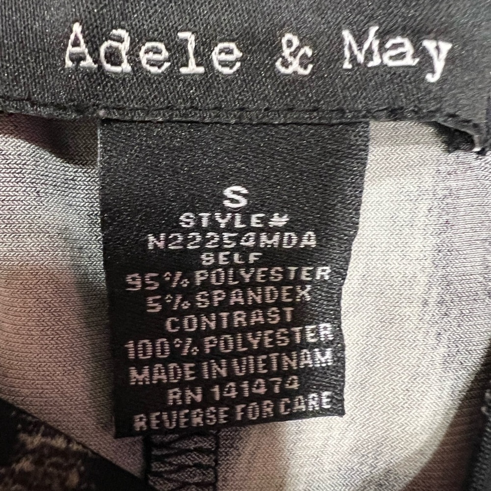 Adele & May‎ Black and Gray Blouse - Picture 7 of 7